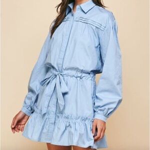 Pinch Blue Bow Dress